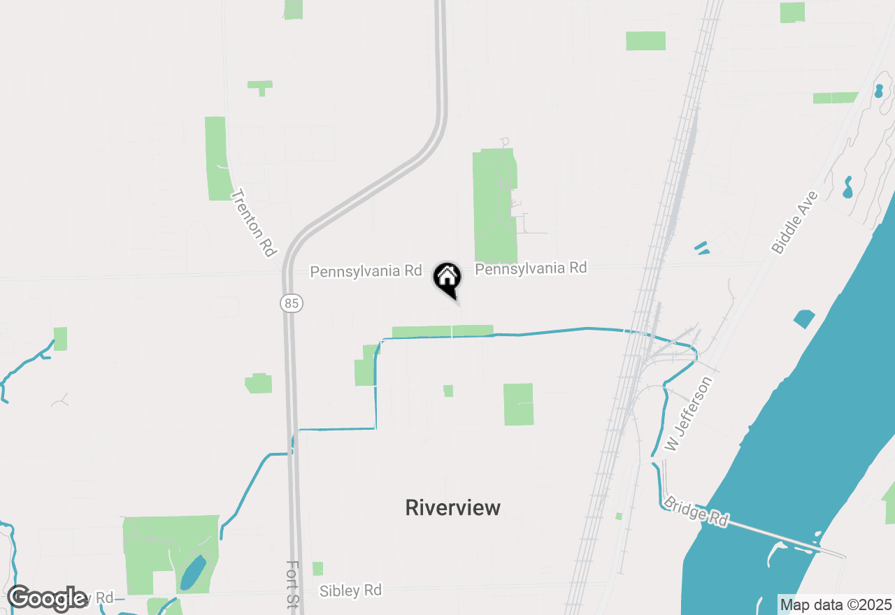 Map of 17138 Quarry Street, Riverview, MI 48193