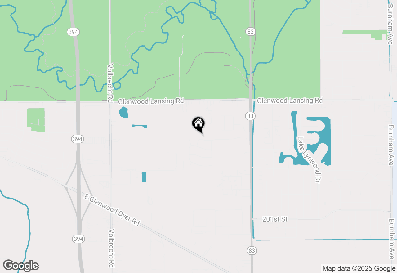 Map of 2076 Nichols Drive, Lynwood, IL 60411