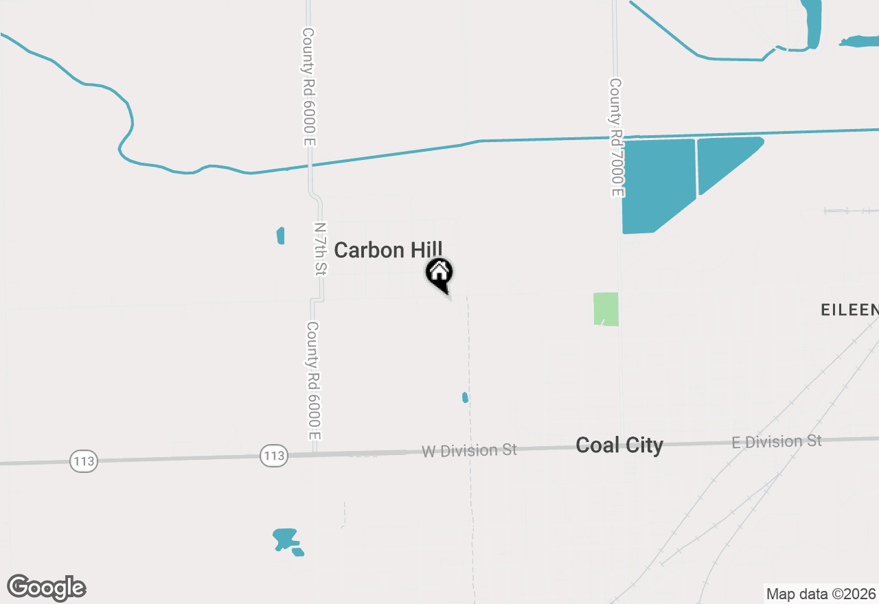 Map of 595 W Rathburn Street, Carbon Hill, IL 60416