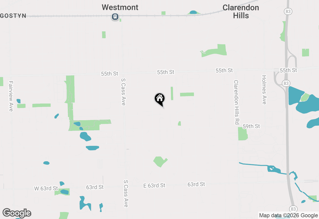 Map of 5725 S Wilmette Avenue, Westmont, IL 60559