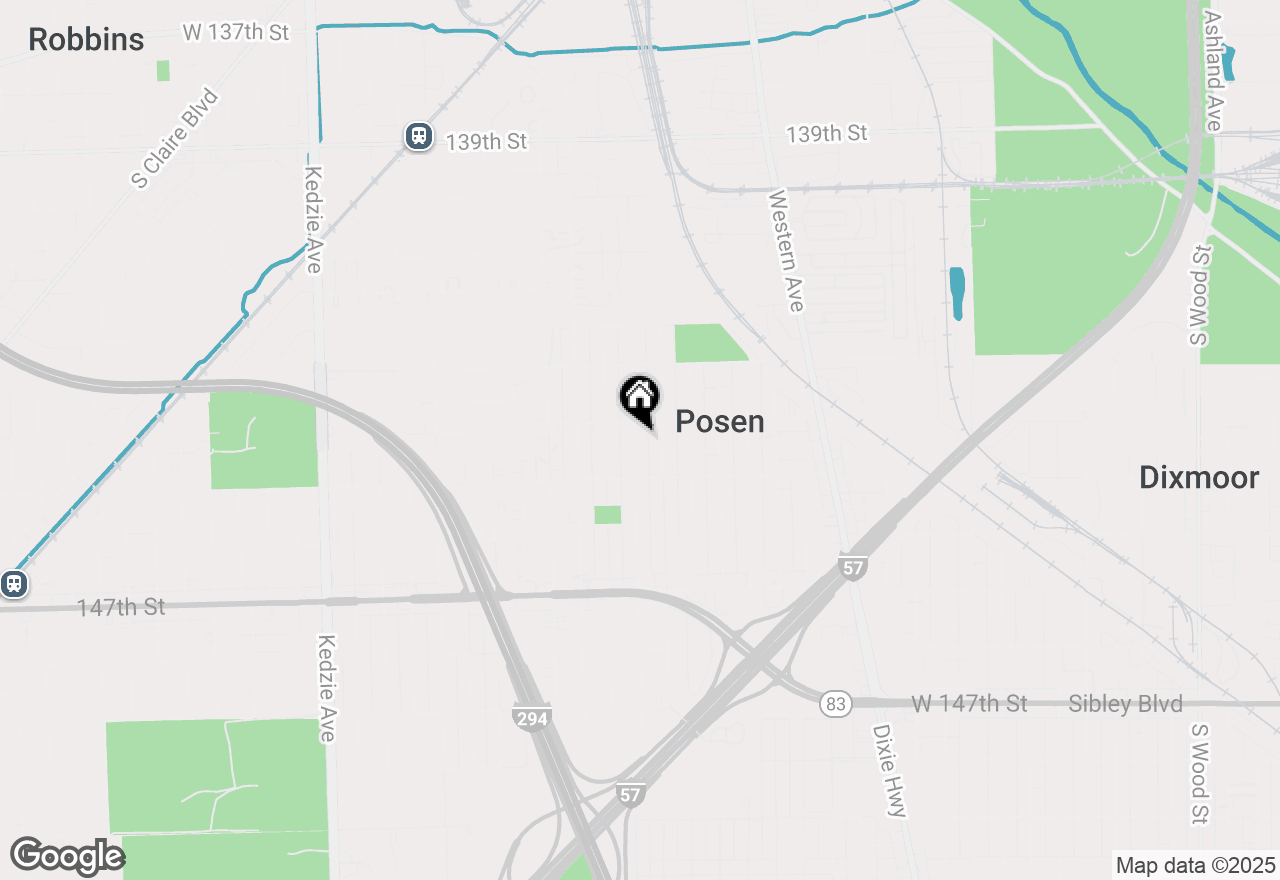 Map of 14415 S Blaine Avenue, Posen, IL 60469