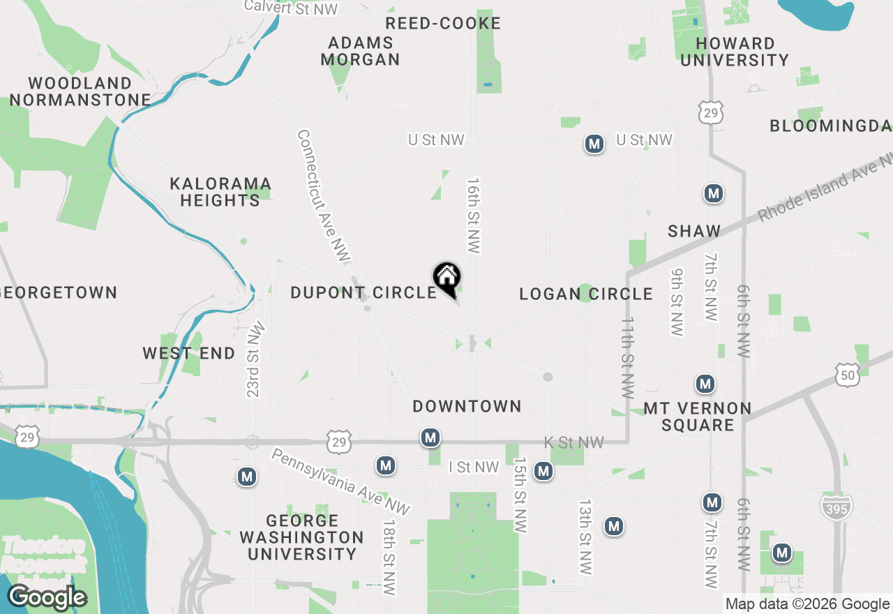 Map of 1401 17th Street Nw #507, Washington, DC 20036
