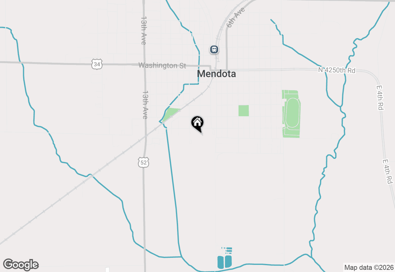 Map of 102 8th Avenue, Mendota, IL 61342
