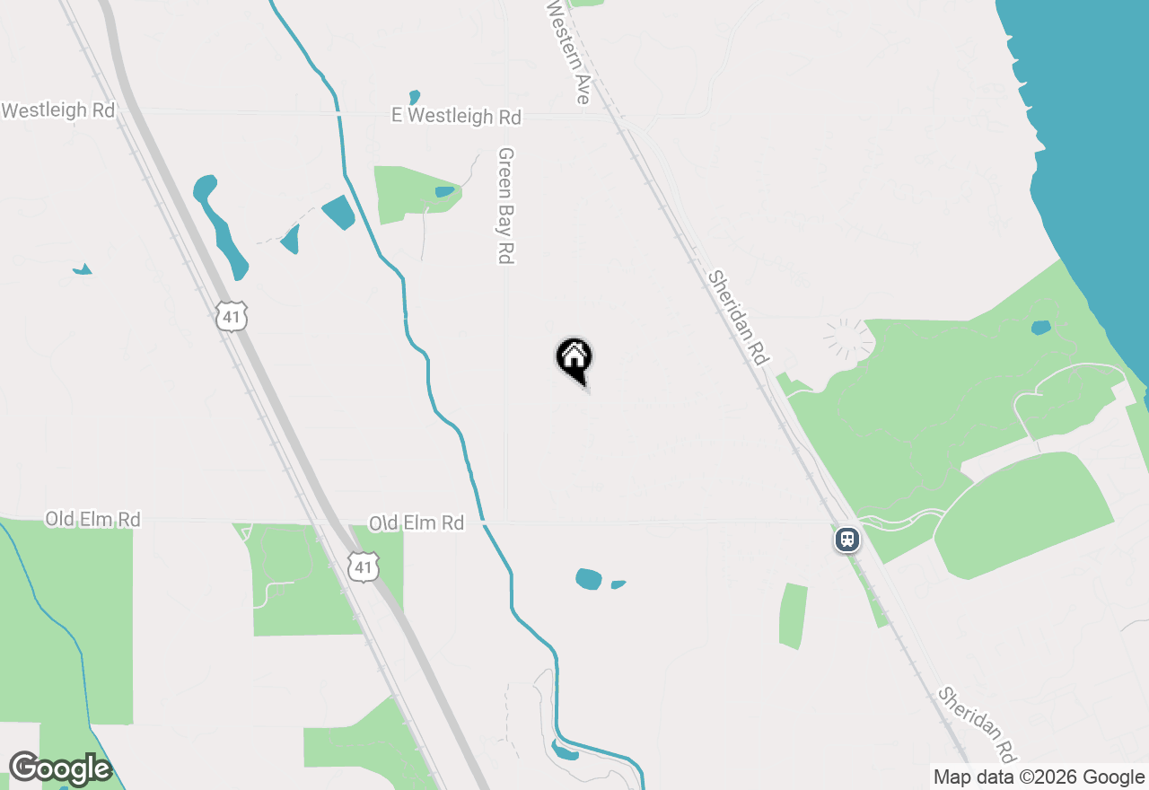 Map of 528 Linden Avenue, Lake Forest, IL 60045