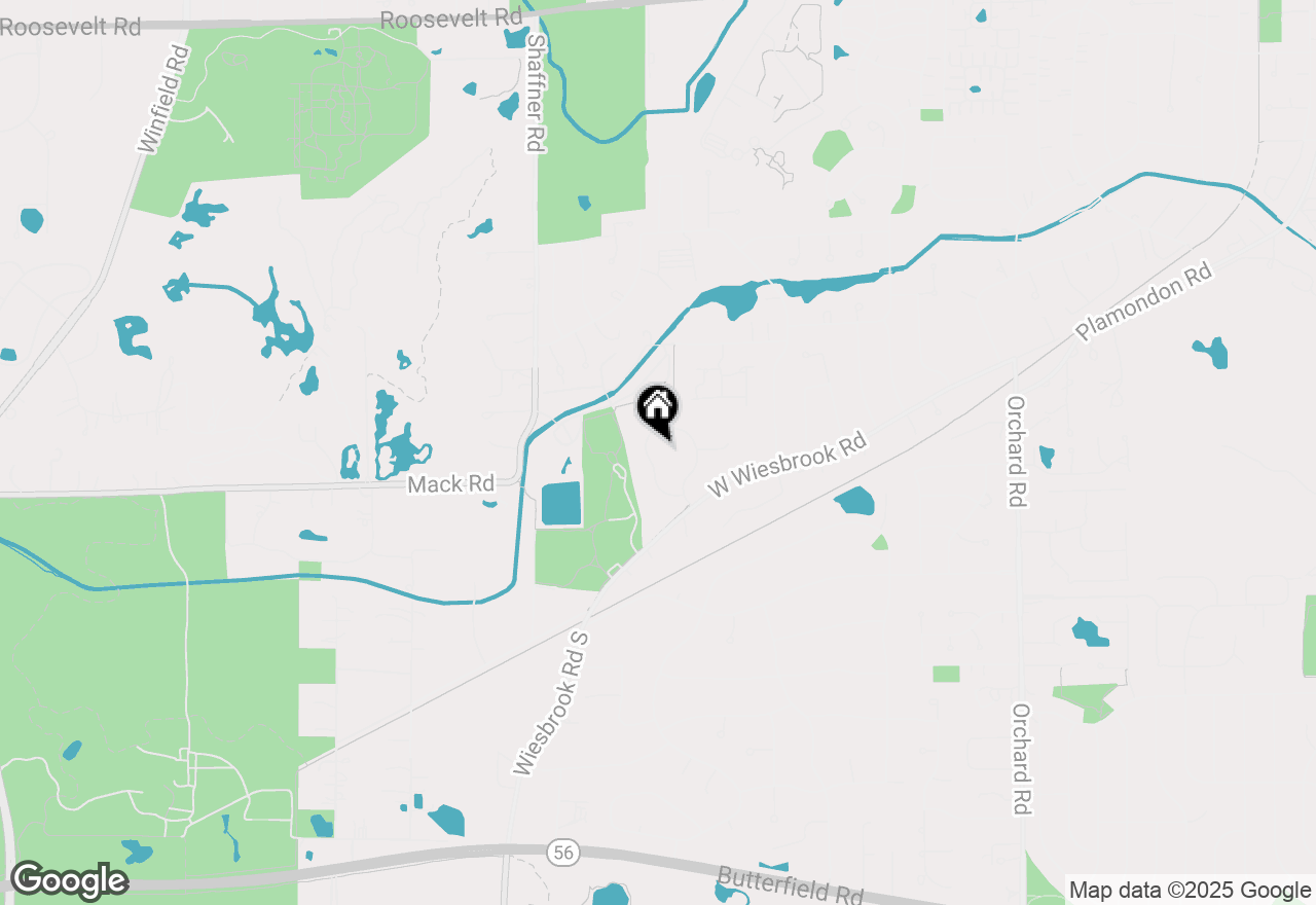 Map of 48 Murifield Circle, Wheaton, IL 60189