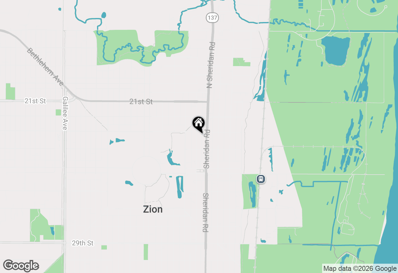 Map of 2305 Elisha Avenue, Zion, IL 60099
