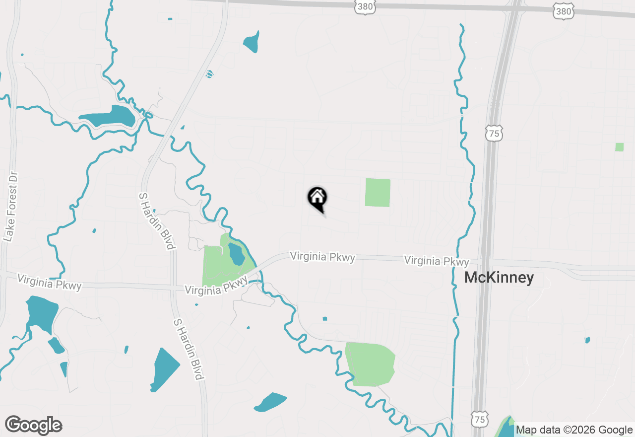 Map of 2829 Rosewood Boulevard, Mckinney, TX 75071