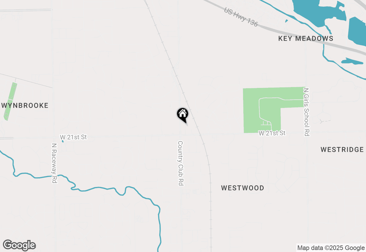 Map of 2133 Country Club Road, Indianapolis, IN 46234