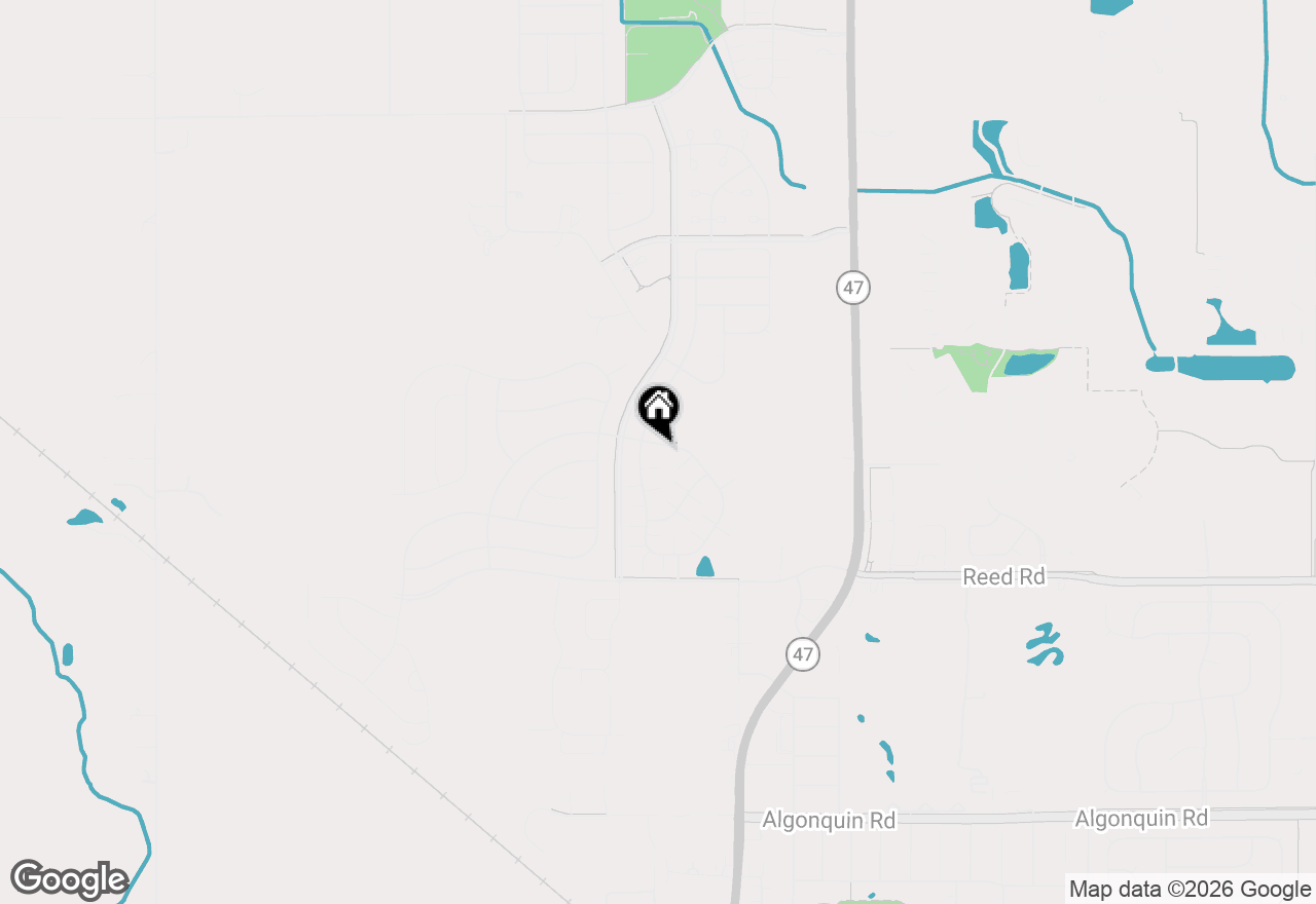 Map of 9809 Williams Drive #9809, Huntley, IL 60142