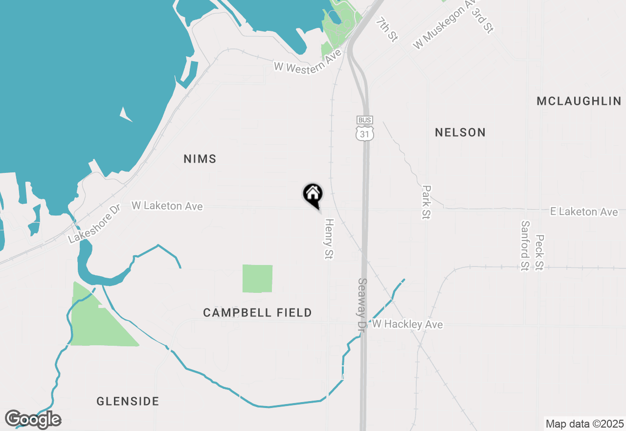 Map of 851 W Laketon Avenue #STE B, Muskegon, MI 49441