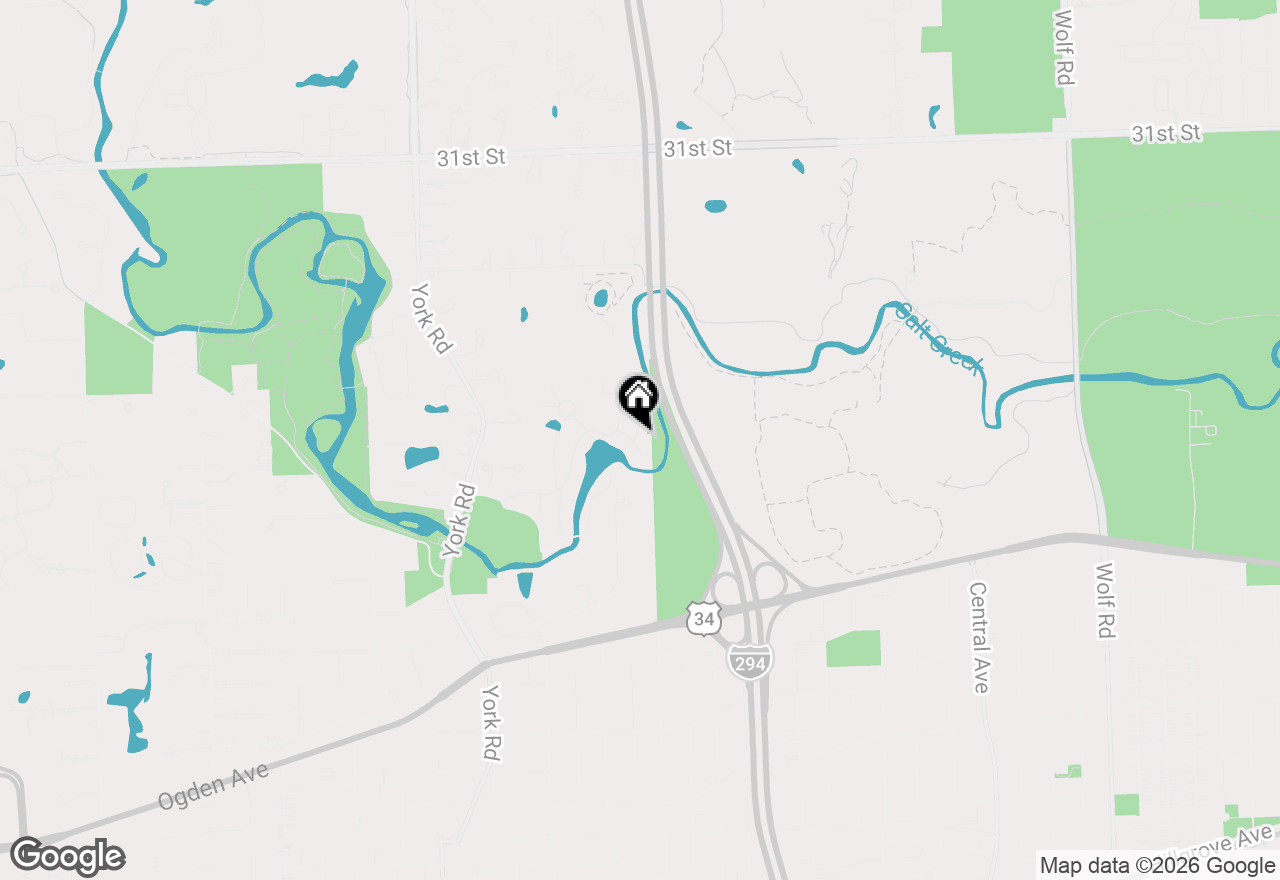 Map of 1302 Hawthorne Lane #1302, Hinsdale, IL 60521