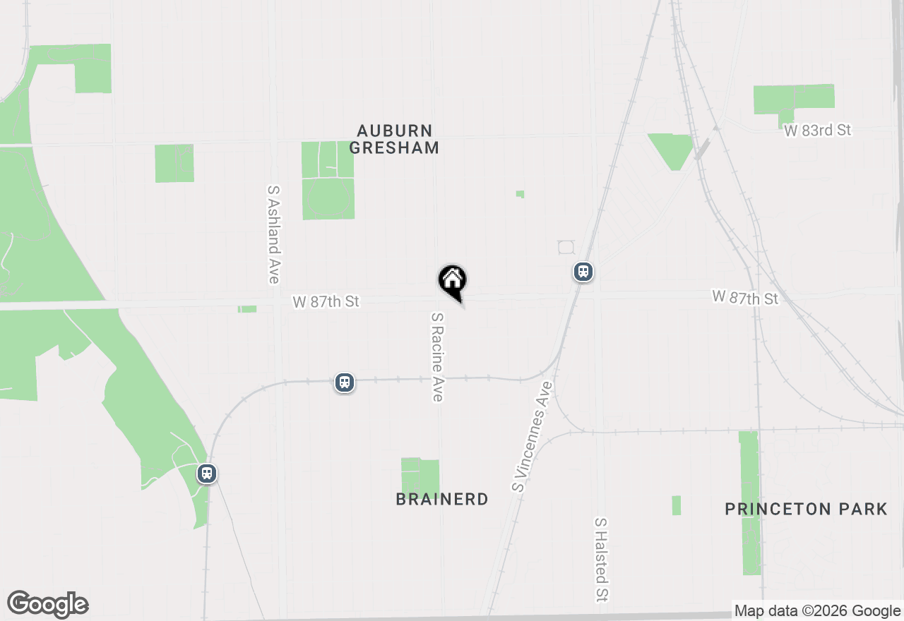 Map of 8714 S May Street, Chicago, IL 60620