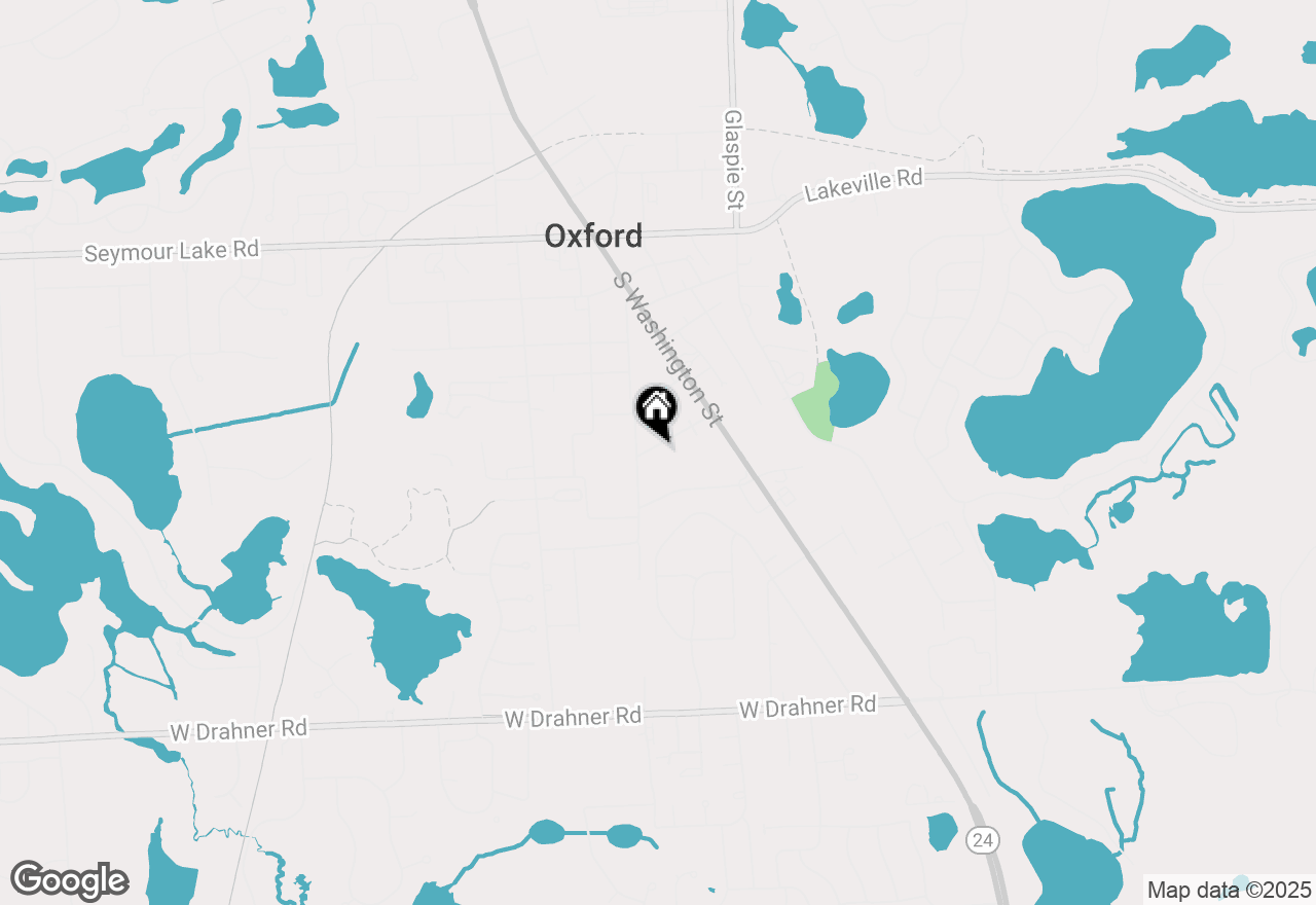 Map of 28 Lincoln Street, Oxford, MI 48371