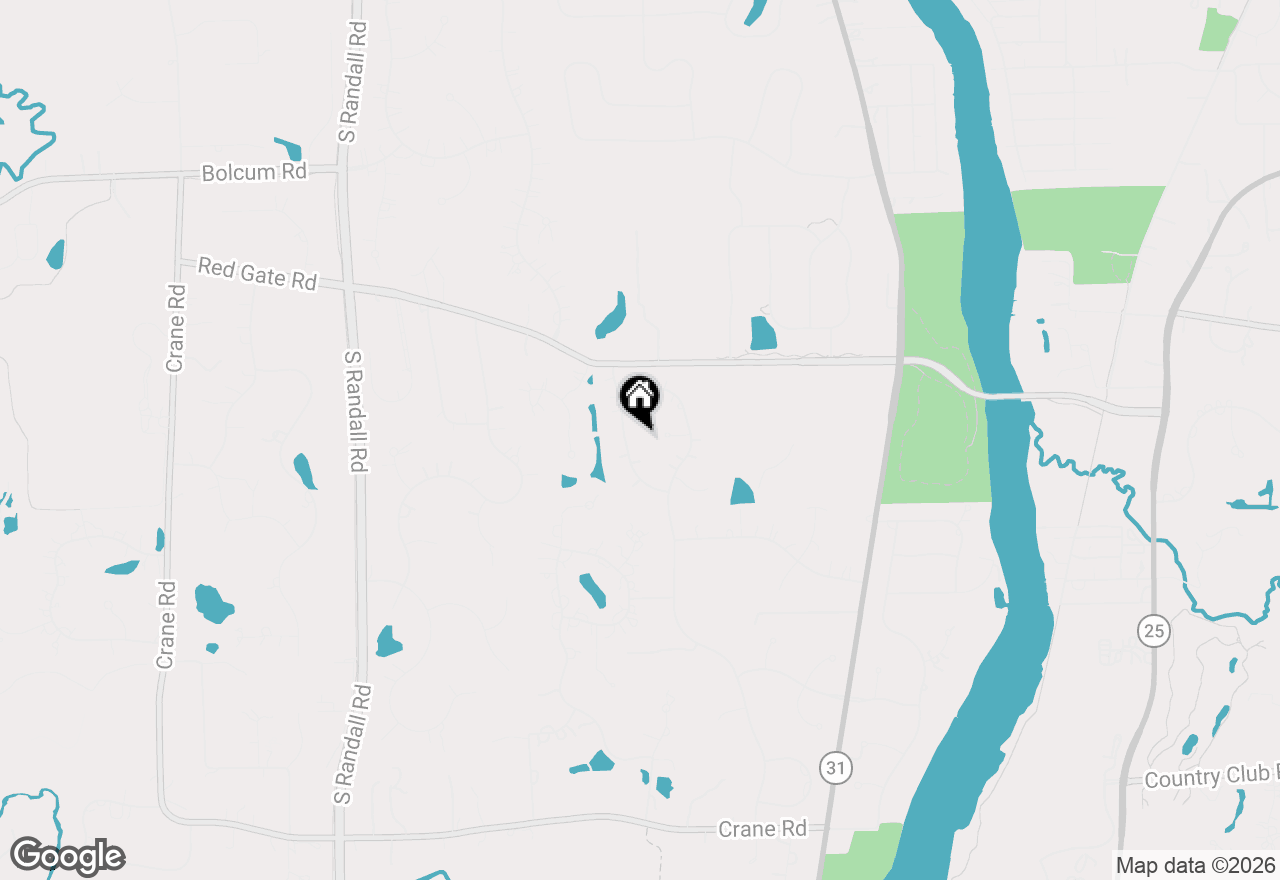 Map of 3406 Greenwood Lane, St. Charles, IL 60175