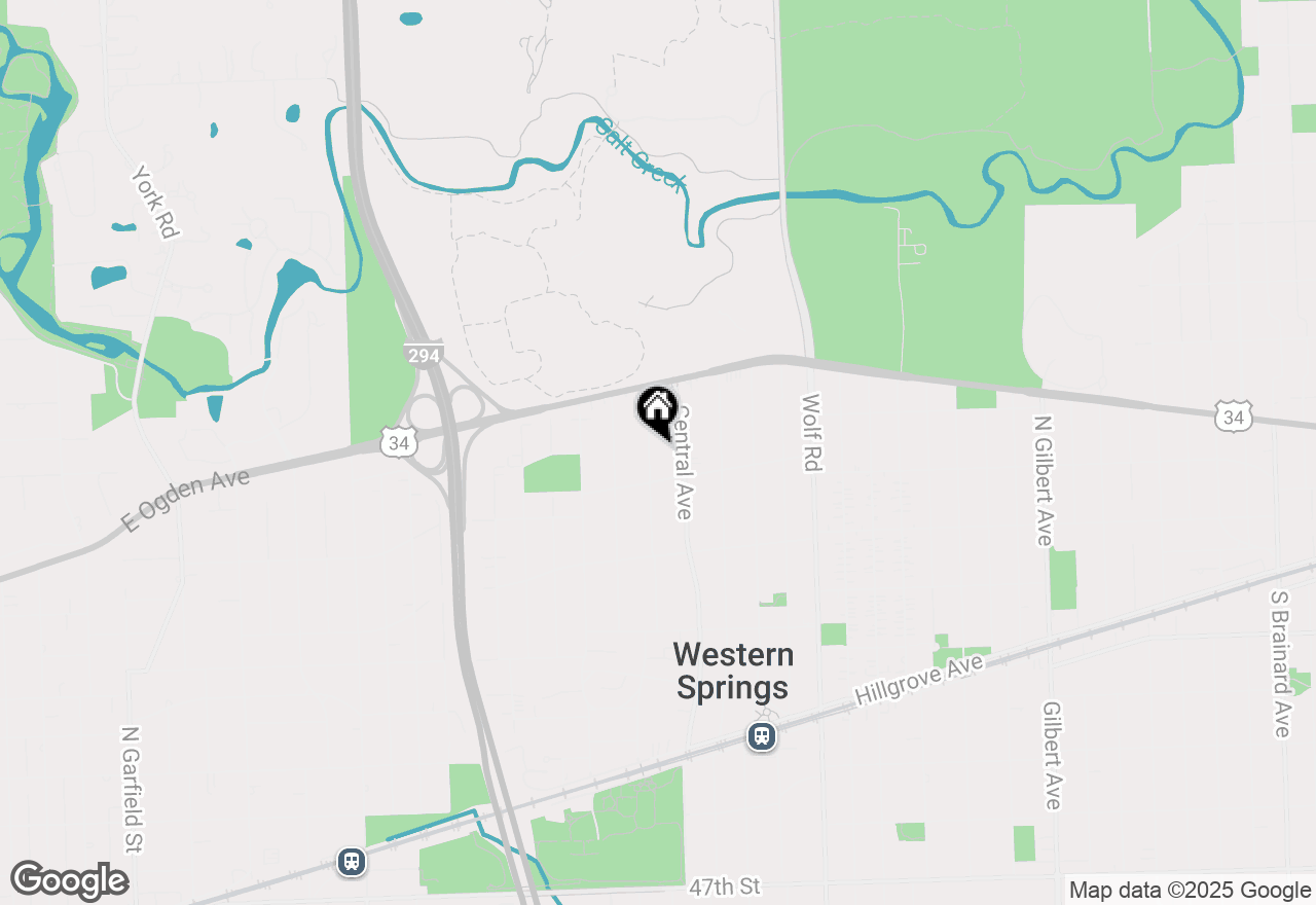 Map of 3925 Grove Avenue, Western Springs, IL 60558