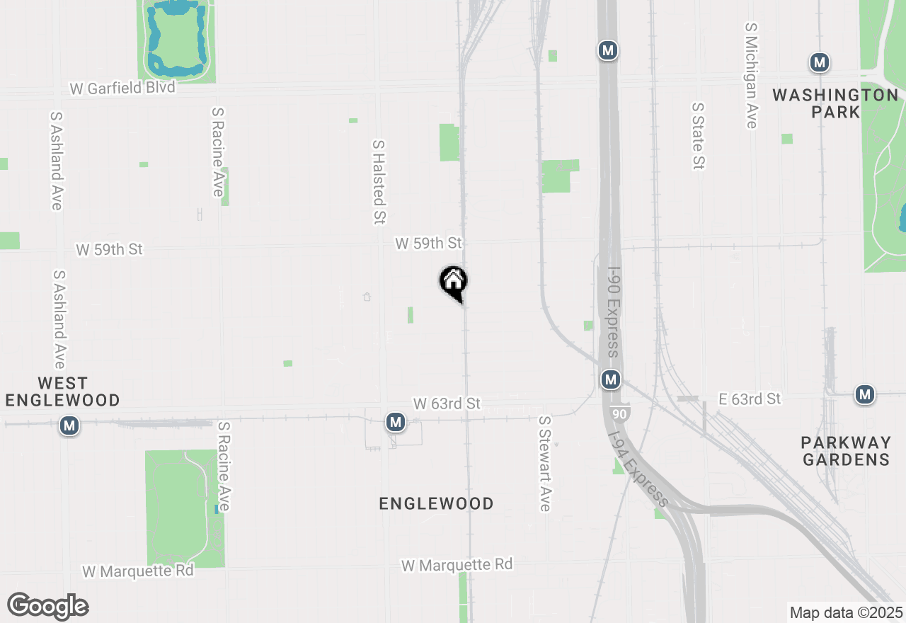 Map of 6036 S Wallace Street, Chicago, IL 60621