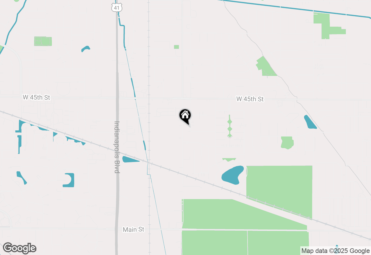 Map of 9841 Kennedy Avenue, Highland, IN 46322