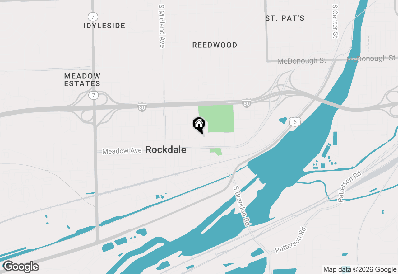 Map of 1200 Belleview Avenue, Rockdale, IL 60436