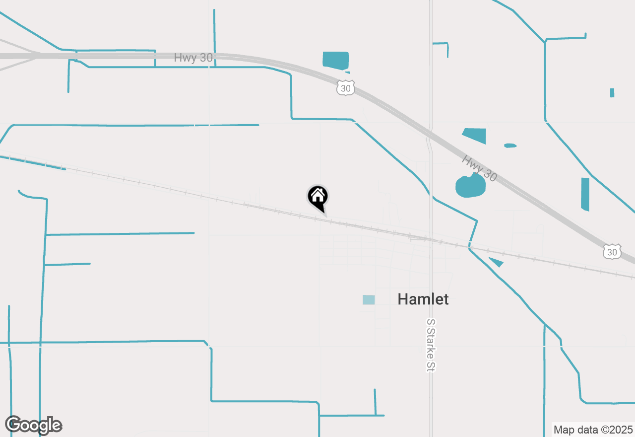 Map of 30 N Jefferson Street, Hamlet, IN 46532
