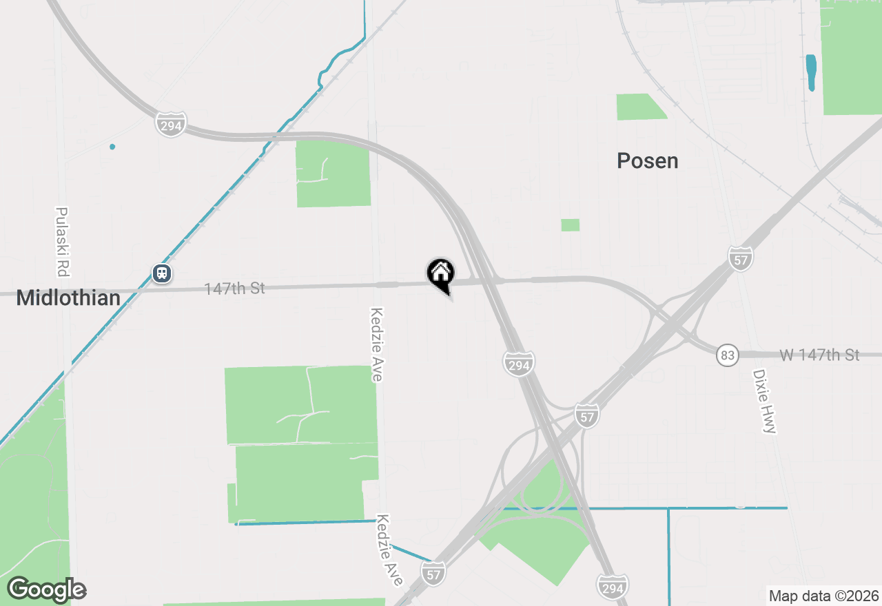 Map of 14727 S Whipple Avenue, Posen, IL 60469