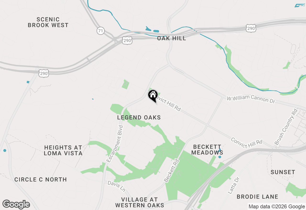 Map of 6117 Oliver Loving Trl, Austin, TX 78749