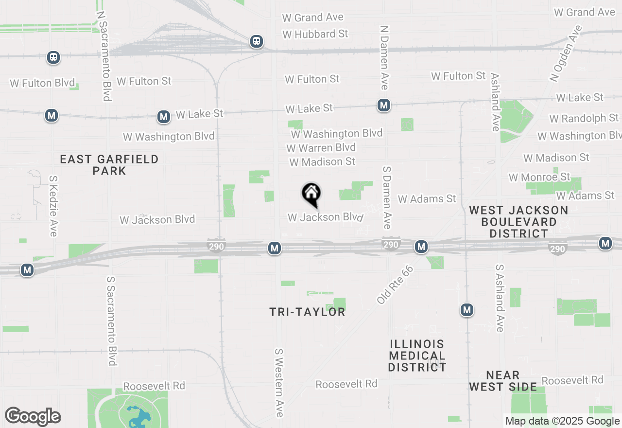 Map of 2246 W Jackson Boulevard #1, Chicago, IL 60612