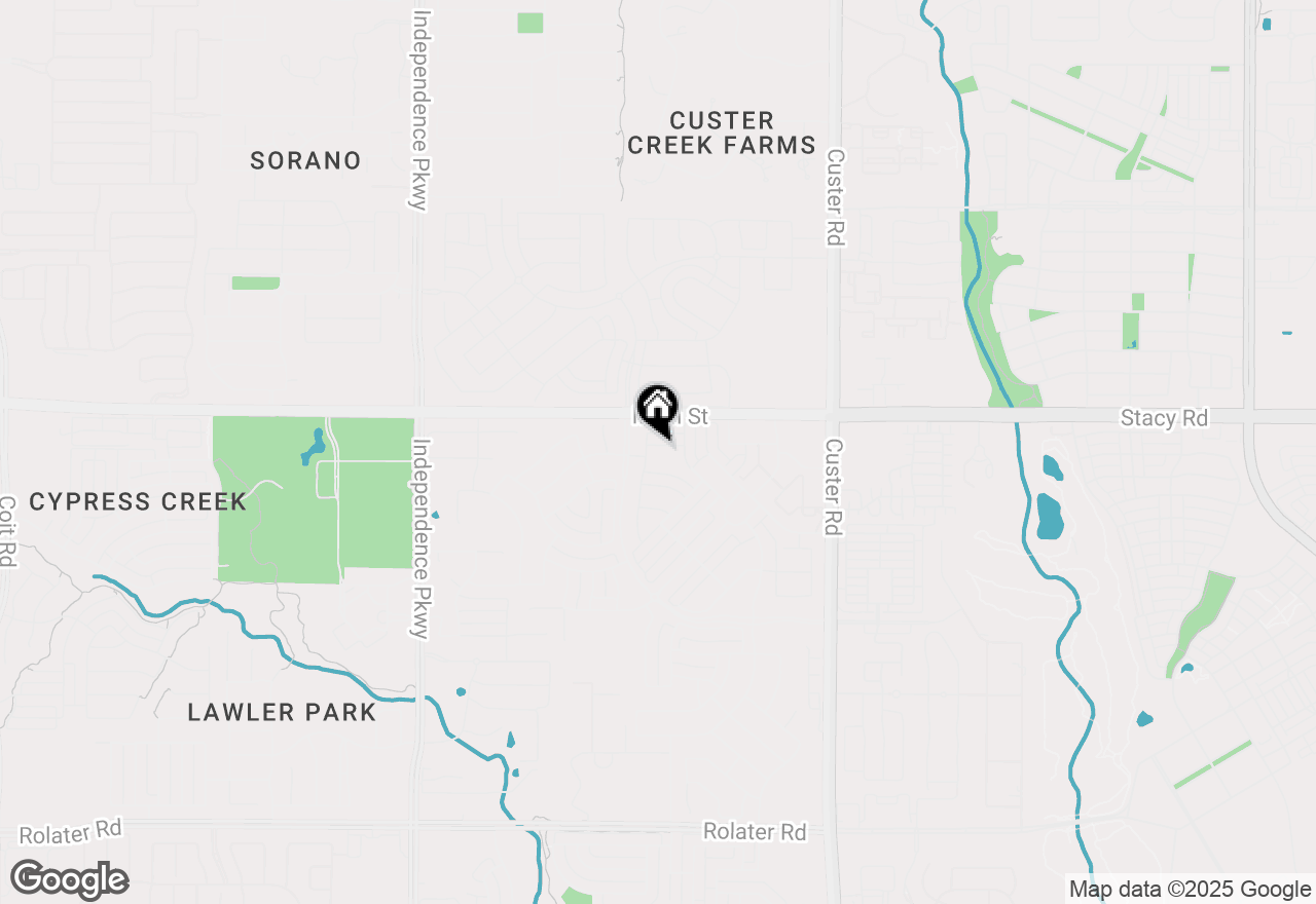 Map of 15551 Verdin Mews, Frisco, TX 75035