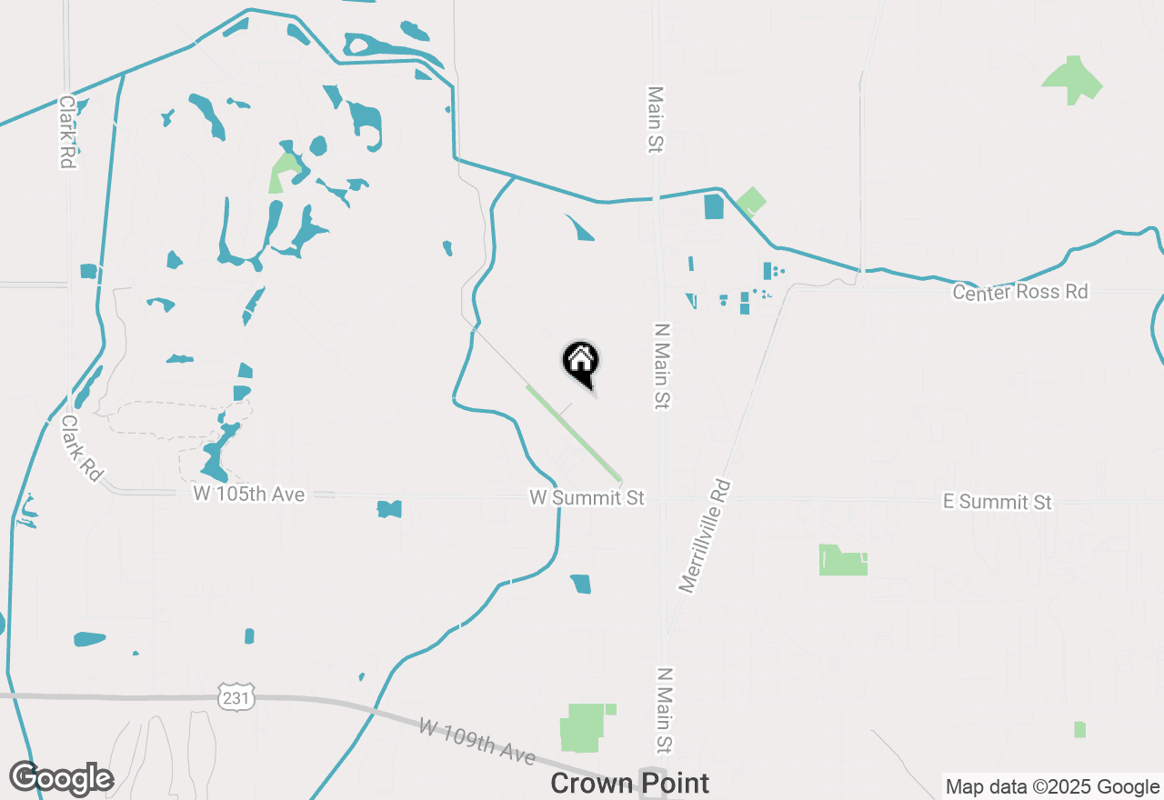 Map of 222 Maple Street, Crown Point, IN 46307