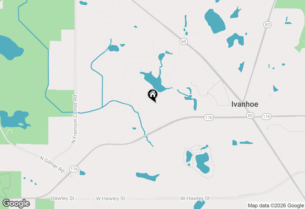 Map of 28635 N Thorngate Drive, Ivanhoe, IL 60060