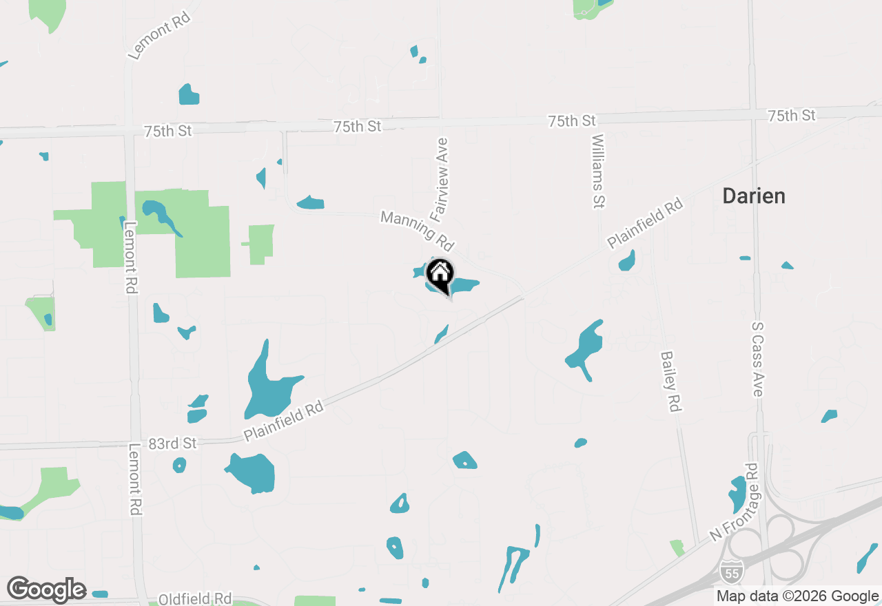 Map of 502 Redondo Drive #107, Downers Grove, IL 60516