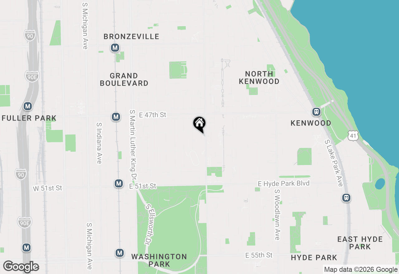 Map of 4817 S Evans Avenue #2S, Chicago, IL 60615