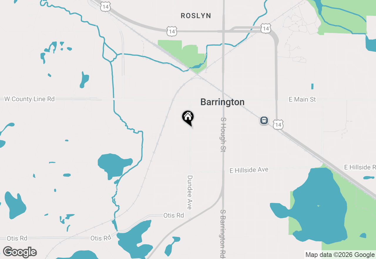 Map of 412 Dundee Avenue, Barrington, IL 60010