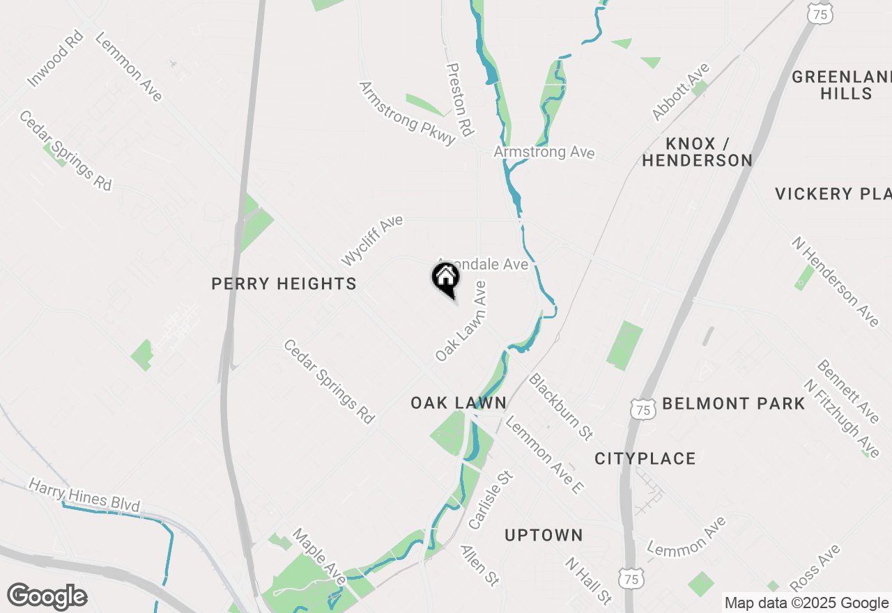 Map of 3907 Gilbert Avenue #4, Dallas, TX 75219