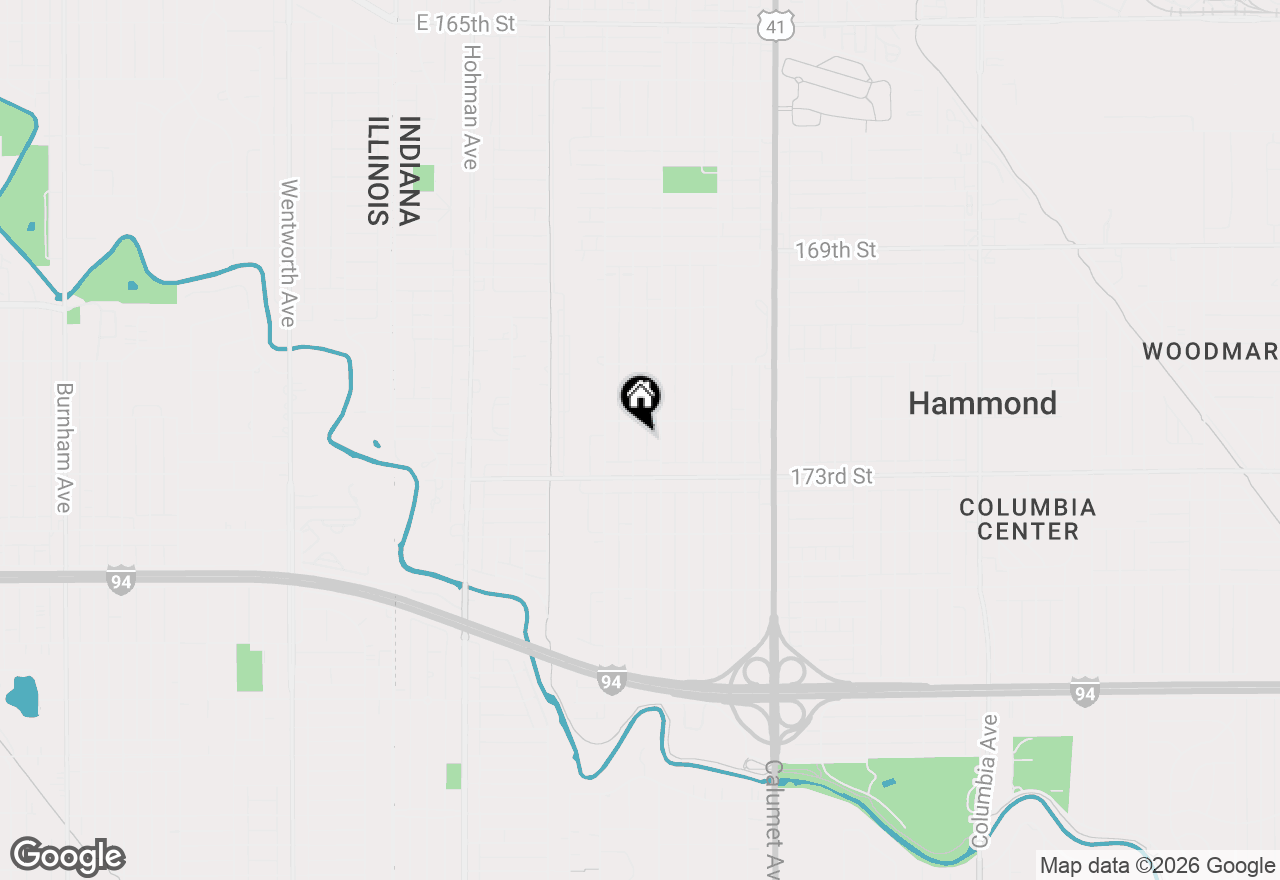 Map of 7217 Van Buren Avenue, Hammond, IN 46324