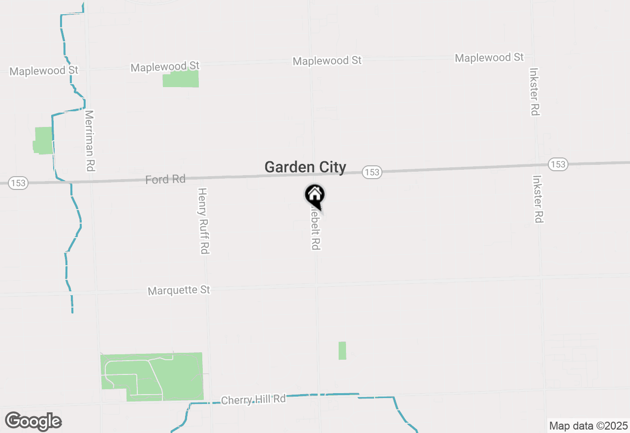 Map of 1724 Middlebelt Road, Garden City, MI 48135