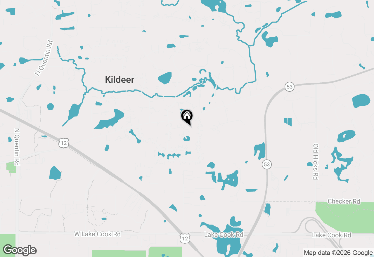 Map of 20785 N Meadows Court, Kildeer, IL 60047