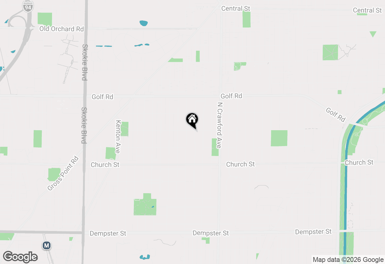 Map of 4137 Emerson Street, Skokie, IL 60076