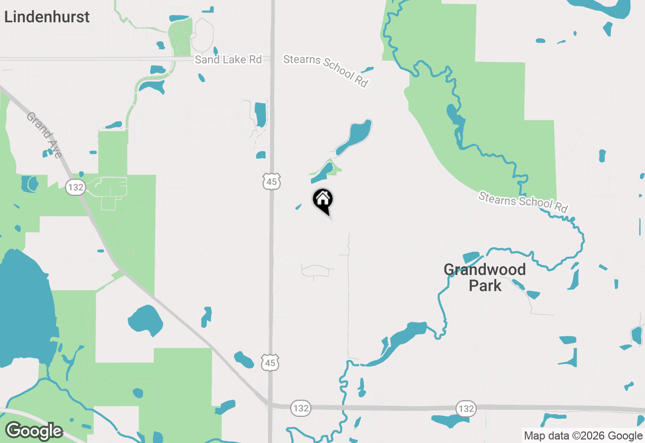 Map of 36873 N Deer Trail Drive, Lake Villa, IL 60046