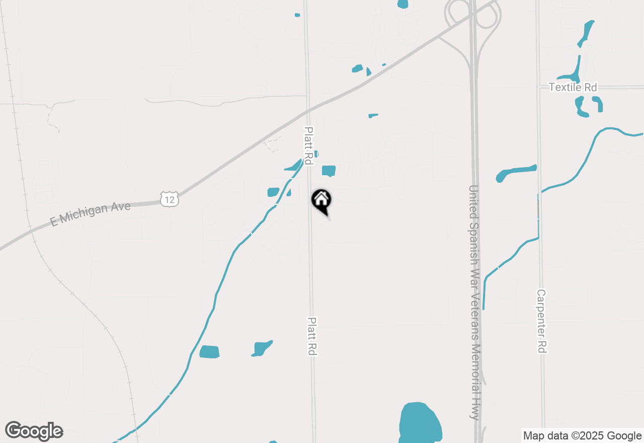 Map of 3215 Roslyn Drive, Ann Arbor, MI 48197