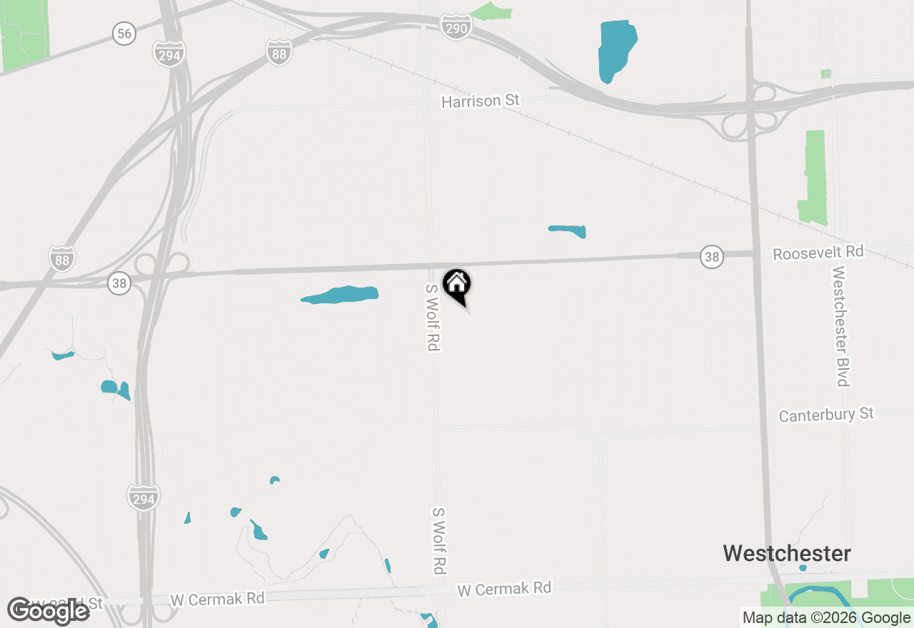 Map of 1311 Heidorn Avenue, Westchester, IL 60154