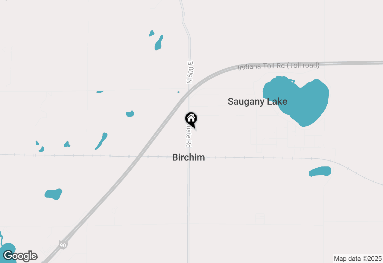 Map of 7655 N 500 E, Rolling Prairie, IN 46371