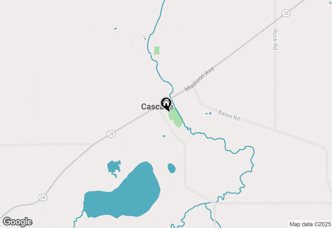 Map of 207 Lake St, Cascade, WI 53011
