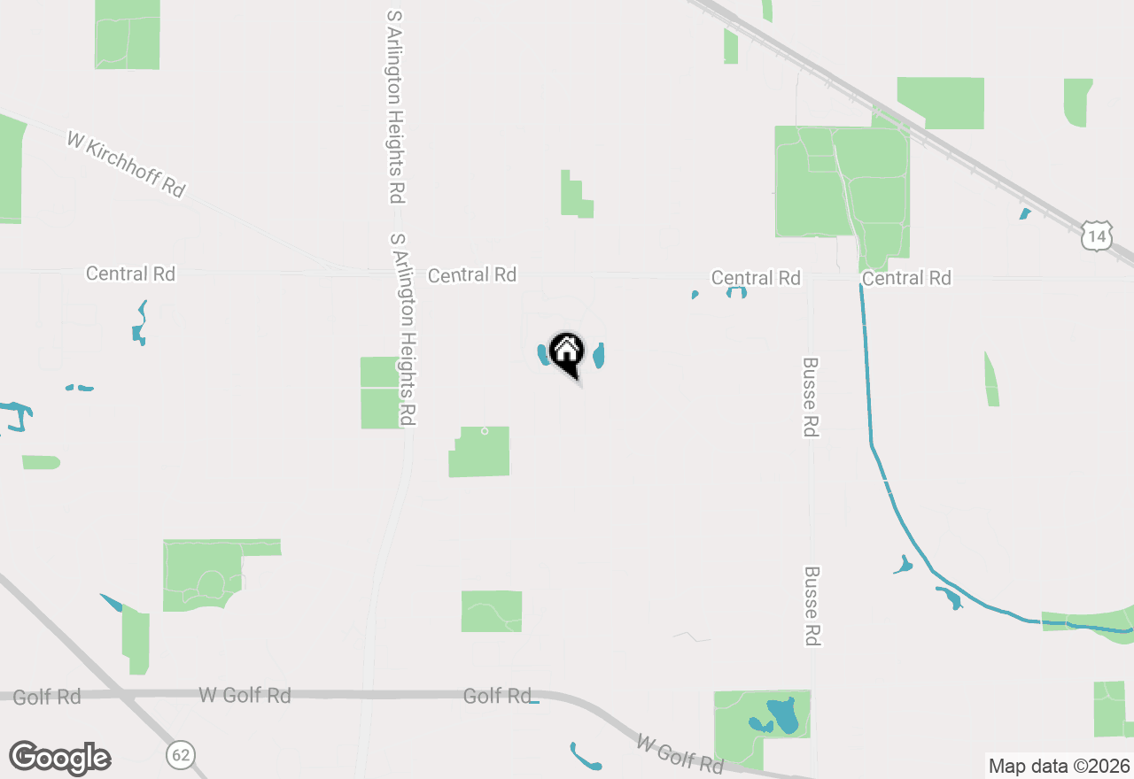 Map of 211 S Leonard Lane, Arlington Heights, IL 60005
