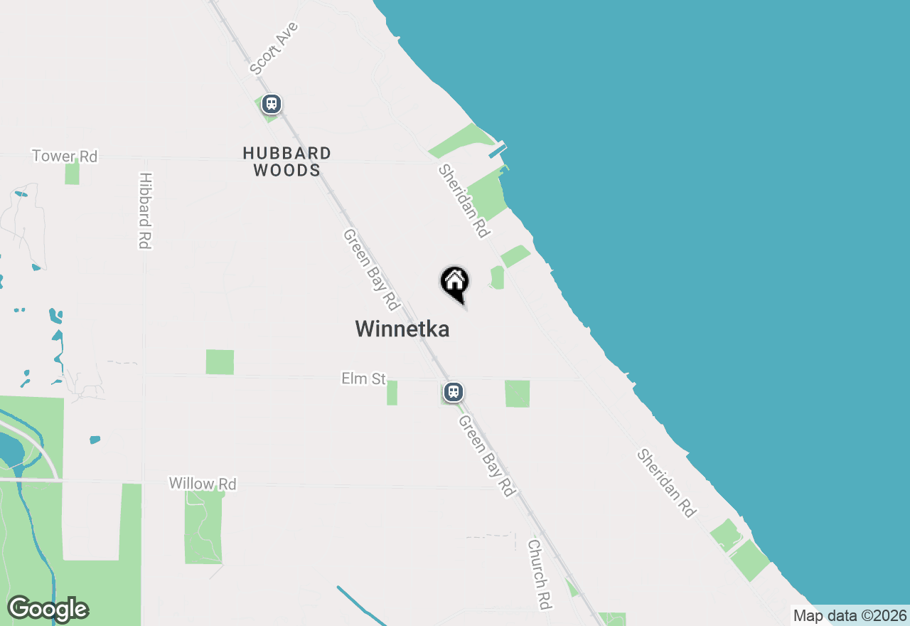 Map of 639 Lincoln Avenue, Winnetka, IL 60093