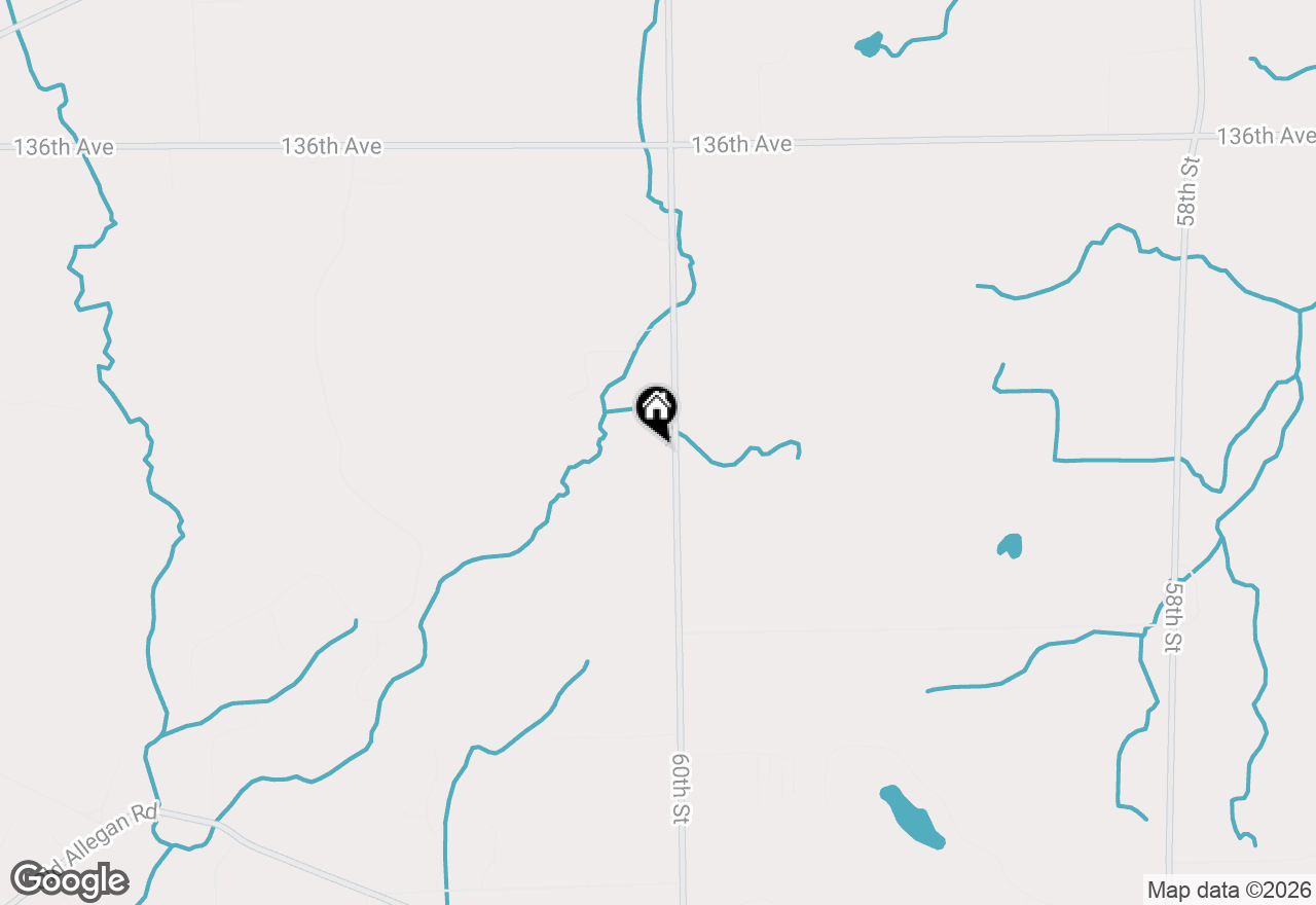 Map of 6008 Hidden Creek Trail, Hamilton, MI 49419