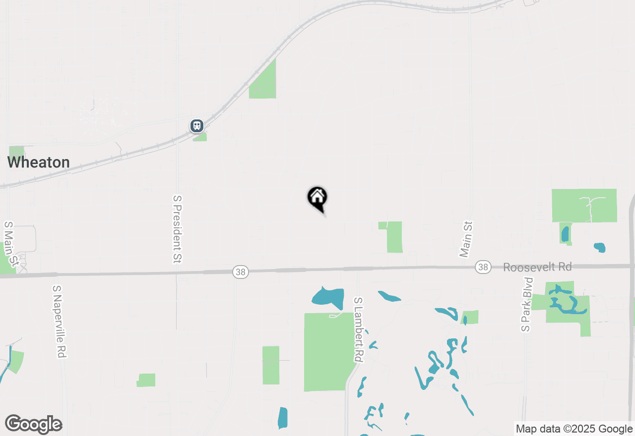 Map of 1917 E Illinois Street, Wheaton, IL 60187