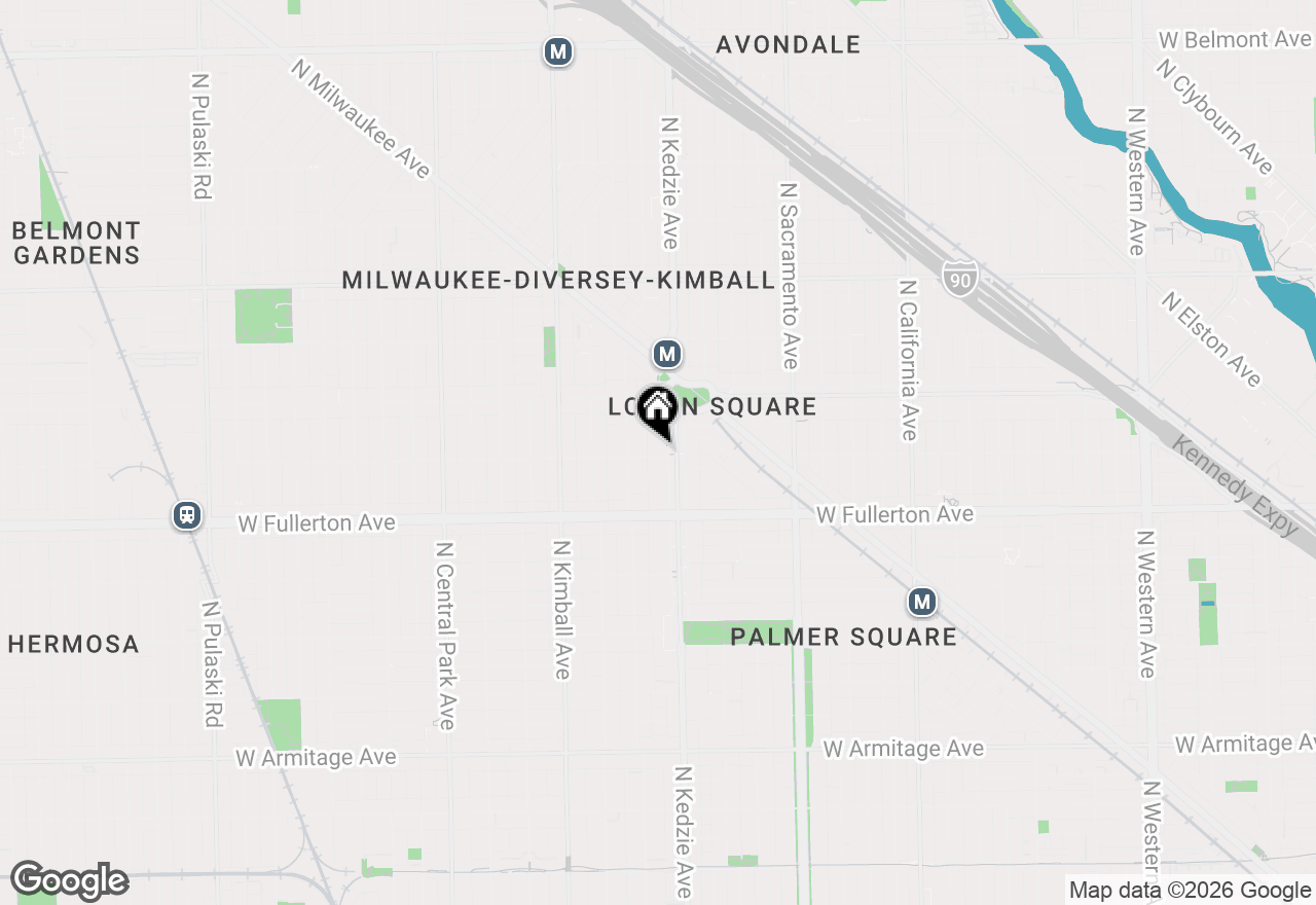 Map of 3212 W Altgeld Street #2, Chicago, IL 60647