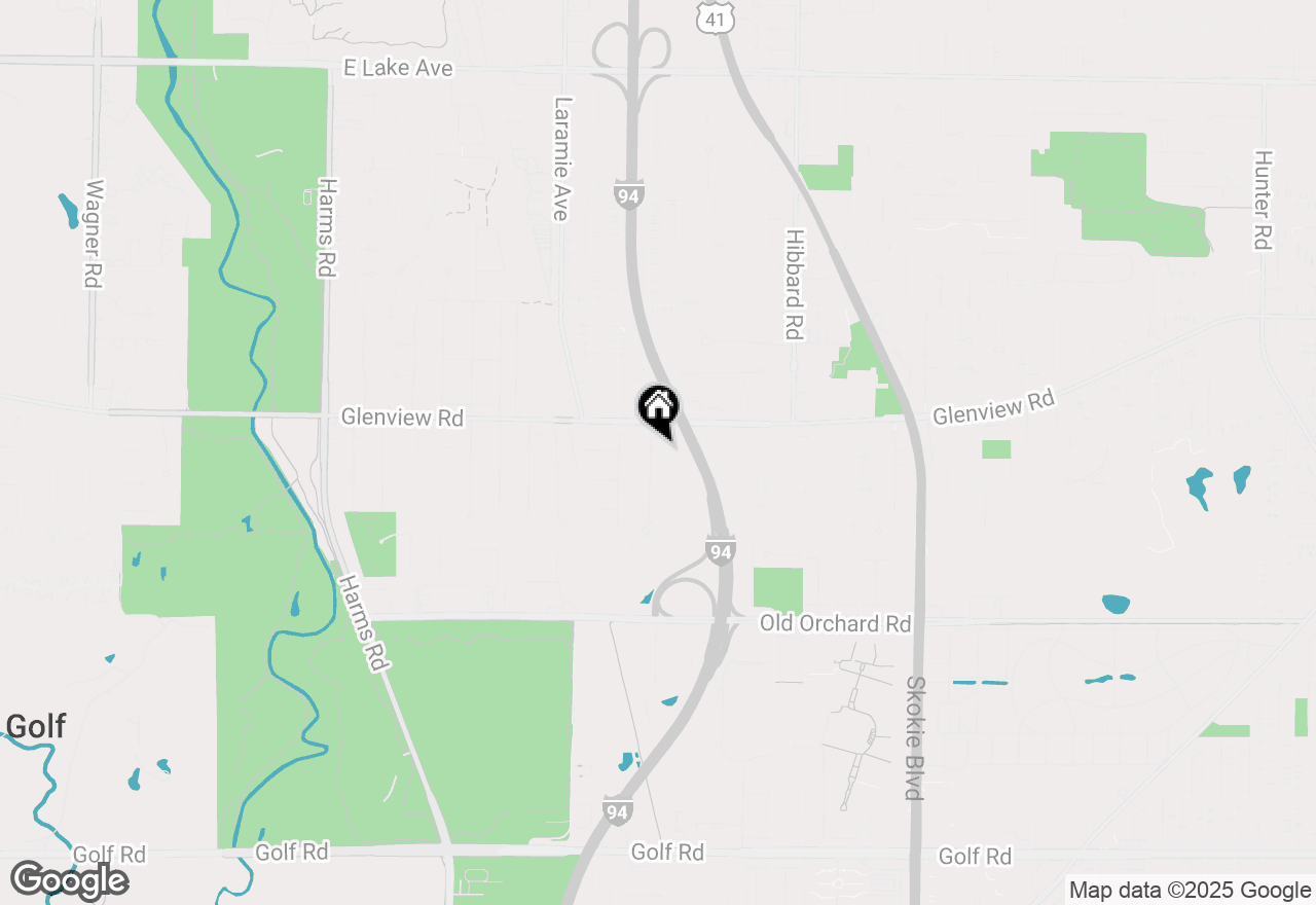 Map of 222 Lockerbie Lane, Wilmette, IL 60091