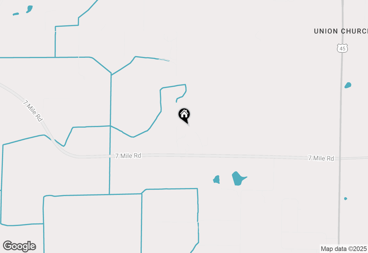 Map of 22218 W 7 Mile Rd, Franksville, WI 53126