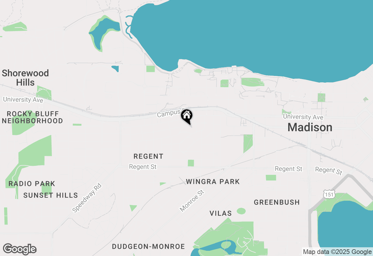 Map of 1921 Kendall Avenue, Madison, WI 53726